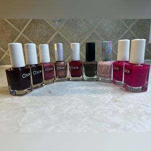 Color club | nail polish bundle of 9 bottles